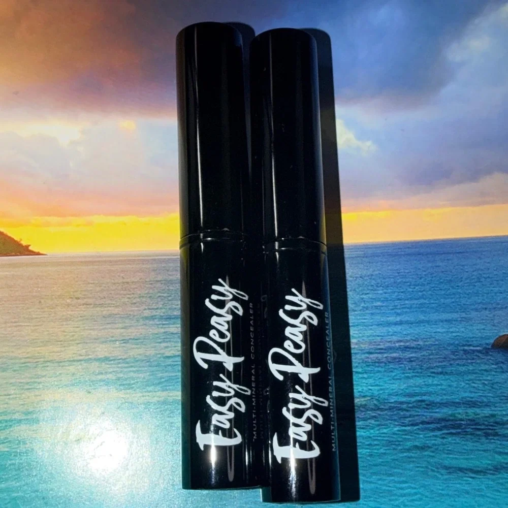 Belle Beauty Easy Peasy Multi-Mineral Concealer Stick Deep Set of 2 New